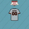 San Francisco Giants Personalized Current Away Jersey Car Decals