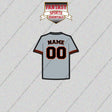 San Francisco Giants Personalized Current Away Jersey Glossy Stickers
