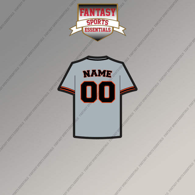 San Francisco Giants Personalized Current Away Jersey Magnets