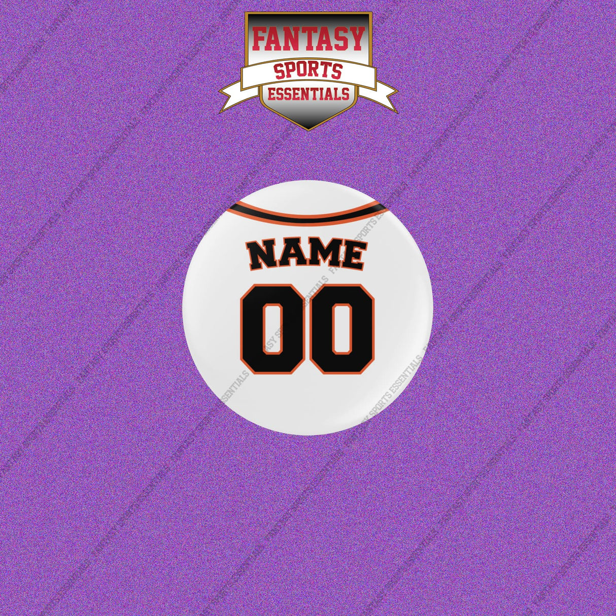 San Francisco Giants Personalized Current Home Jersey Buttons
