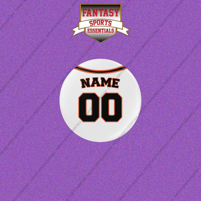 San Francisco Giants Personalized Current Home Jersey Buttons