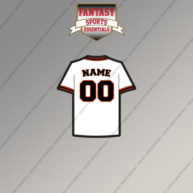 San Francisco Giants Personalized Current Home Jersey Magnets