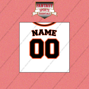 San Francisco Giants Personalized Current Home Jersey Wall Art Prints