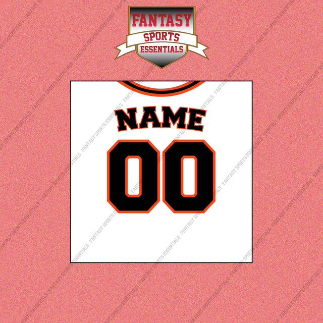 San Francisco Giants Personalized Current Home Jersey Wall Art Prints