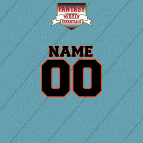 San Francisco Giants Personalized Current Name and Number Car Decals