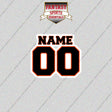 San Francisco Giants Personalized Current Name and Number Glossy Stickers