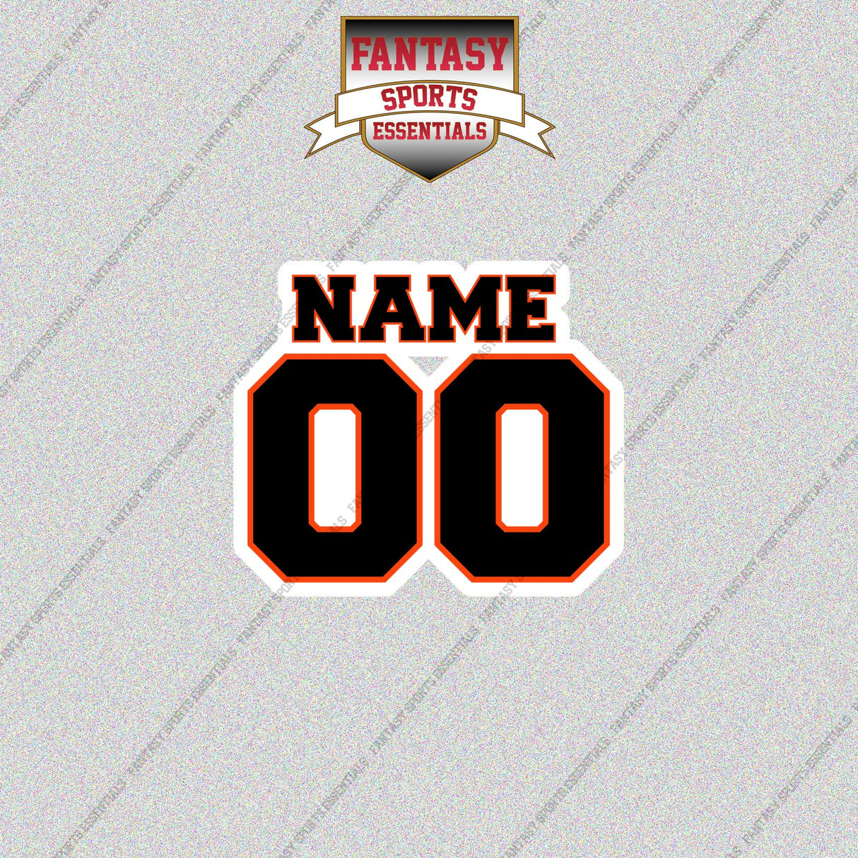 San Francisco Giants Personalized Current Name and Number Glossy Stickers