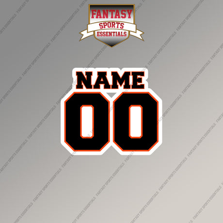 San Francisco Giants Personalized Current Name and Number Magnets