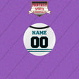 San Jose Sharks Personalized Current Away Jersey Buttons