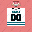 San Jose Sharks Personalized Current Away Jersey Wall Art Prints