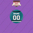San Jose Sharks Personalized Current Home Jersey Buttons