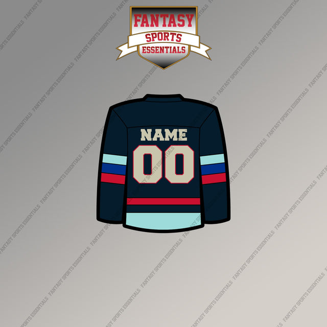 Seattle Kraken Personalized Current Home Jersey Magnets