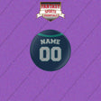 Seattle Mariners Personalized Current Away Jersey Buttons