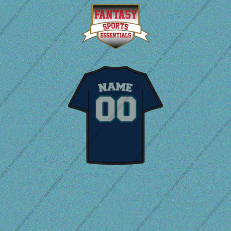 Seattle Mariners Personalized Current Away Jersey Car Decals