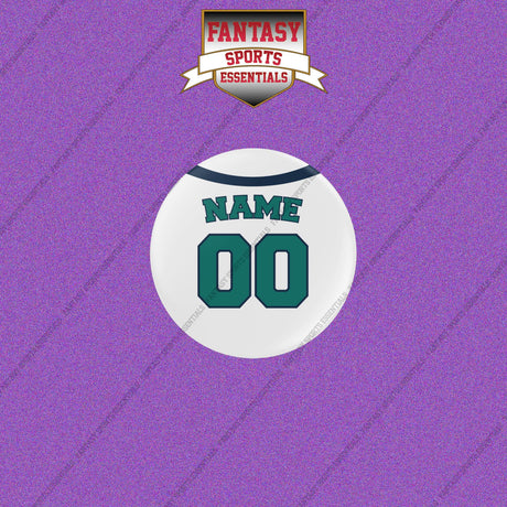 Seattle Mariners Personalized Current Home Jersey Buttons
