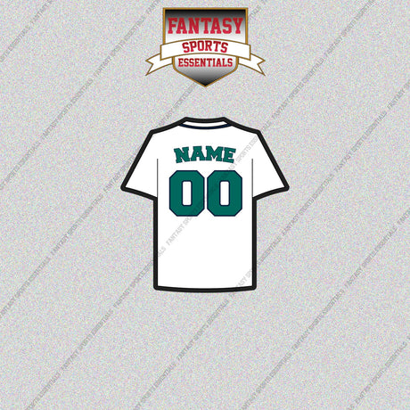 Seattle Mariners Personalized Current Home Jersey Glossy Stickers