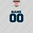 Seattle Mariners Personalized Current Name and Number Glossy Stickers
