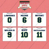 Seattle Seahawks 2025 Away Jersey Wall Art Prints (Choose Your Player) Page 1