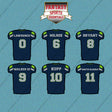 Seattle Seahawks 2025 Home Jersey Car Decals (Choose Your Player) Page 1