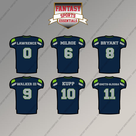 Seattle Seahawks 2025 Home Jersey Magnets (Choose Your Player) Page 1