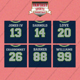 Seattle Seahawks 2025 Home Jersey Wall Art Prints (Choose Your Player) Page 2
