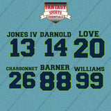 Seattle Seahawks 2025 Name and Number Car Decals (Choose Your Player) Page 2