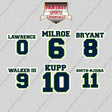 Seattle Seahawks 2025 Name and Number Glossy Stickers (Choose Your Player) Page 1
