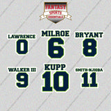 Seattle Seahawks 2025 Name and Number Glossy Stickers (Choose Your Player) Page 1
