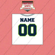Seattle Seahawks Personalized Current Away Jersey Wall Art Prints