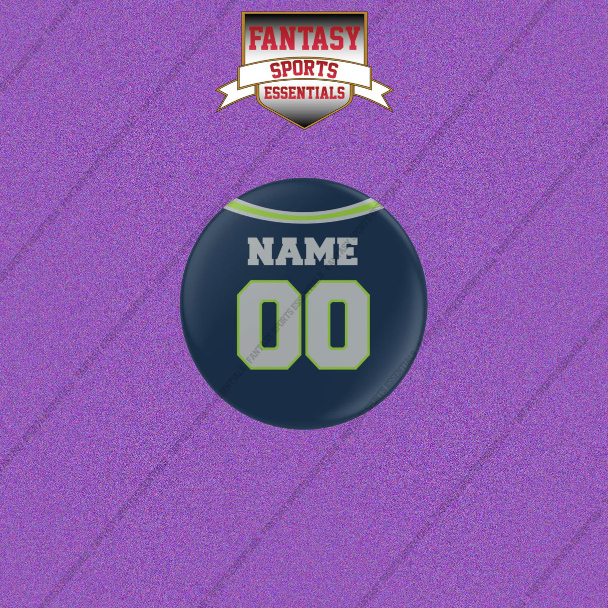 Seattle Seahawks Personalized Current Home Jersey Buttons