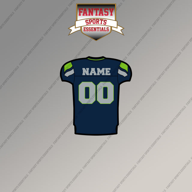 Seattle Seahawks Personalized Current Home Jersey Magnets