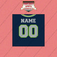 Seattle Seahawks Personalized Current Home Jersey Wall Art Prints