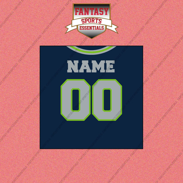 Seattle Seahawks Personalized Current Home Jersey Wall Art Prints