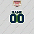 Seattle Seahawks Personalized Current Name and Number Glossy Stickers