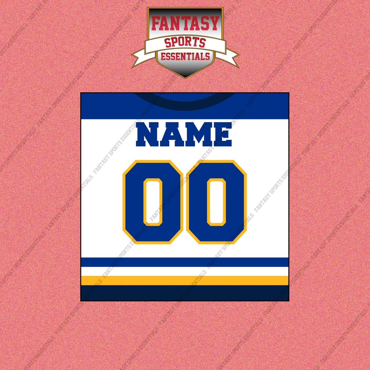 St. Louis Blues Personalized Current Away Jersey Wall Art Prints