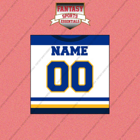 St. Louis Blues Personalized Current Away Jersey Wall Art Prints