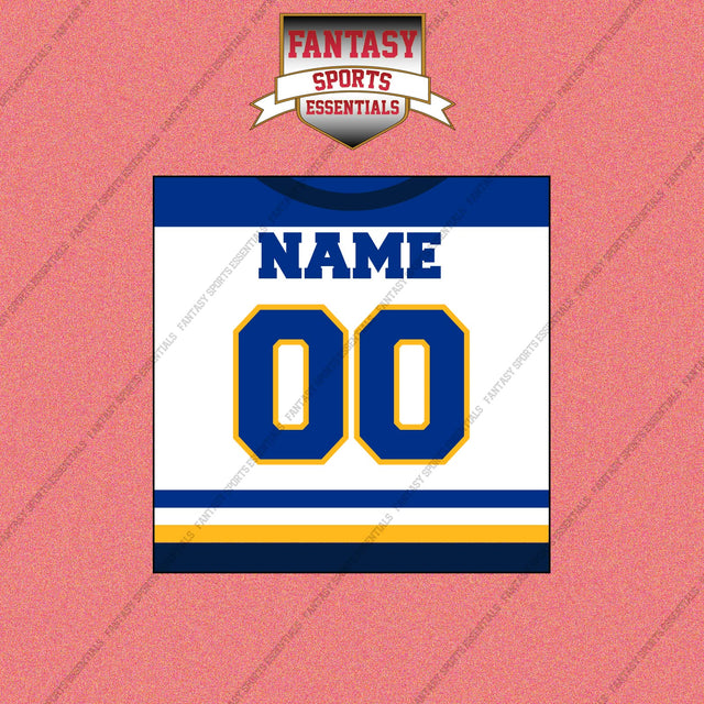 St. Louis Blues Personalized Current Away Jersey Wall Art Prints