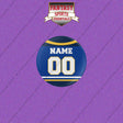 St. Louis Blues Personalized Current Home Jersey Buttons