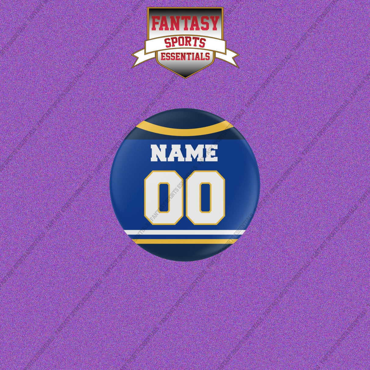 St. Louis Blues Personalized Current Home Jersey Buttons
