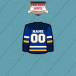 St. Louis Blues Personalized Current Home Jersey Car Decals