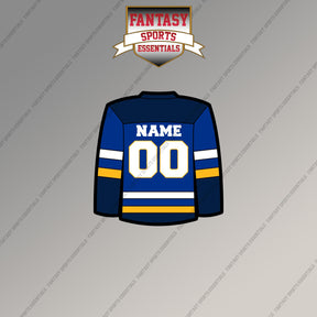 St. Louis Blues Personalized Current Home Jersey Magnets