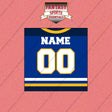 St. Louis Blues Personalized Current Home Jersey Wall Art Prints