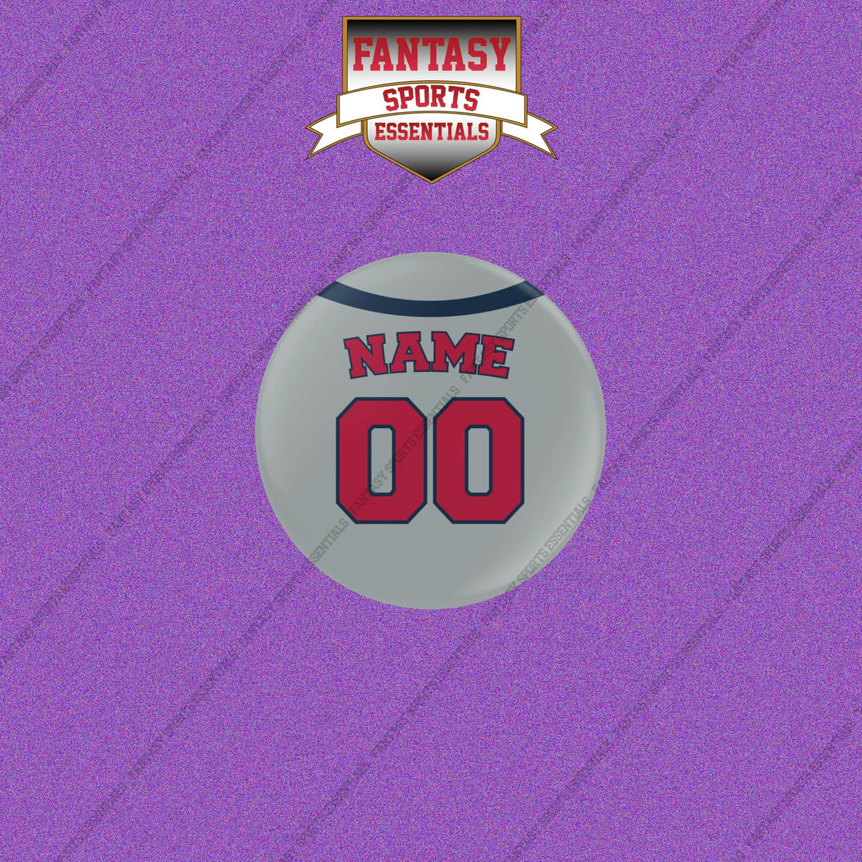 St. Louis Cardinals Personalized Current Away Jersey Buttons