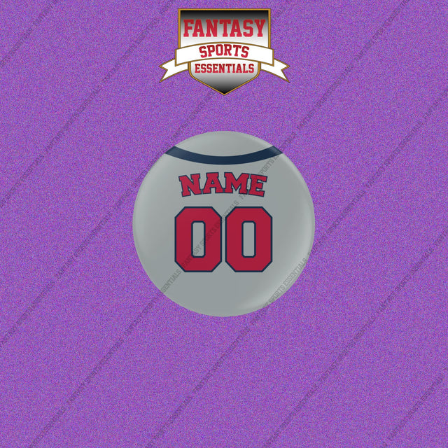St. Louis Cardinals Personalized Current Away Jersey Buttons