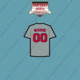 St. Louis Cardinals Personalized Current Away Jersey Car Decals