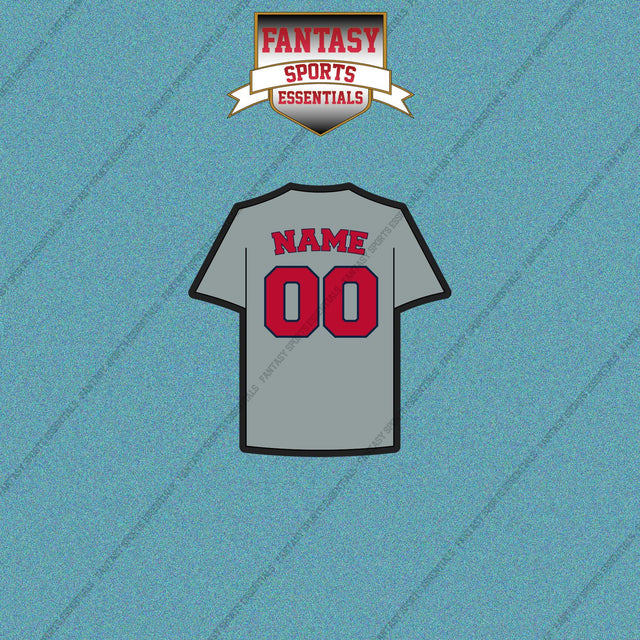 St. Louis Cardinals Personalized Current Away Jersey Car Decals