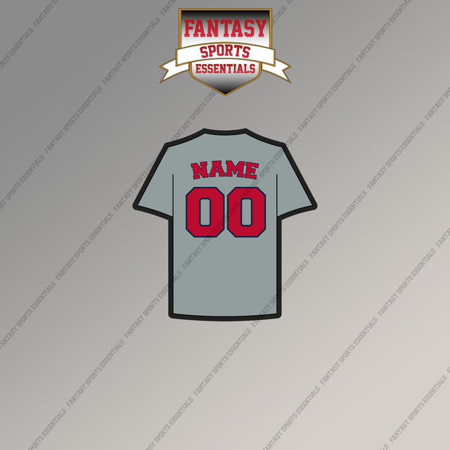St. Louis Cardinals Personalized Current Away Jersey Magnets