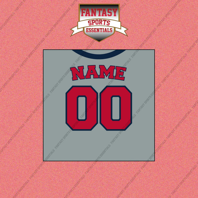 St. Louis Cardinals Personalized Current Away Jersey Wall Art Prints