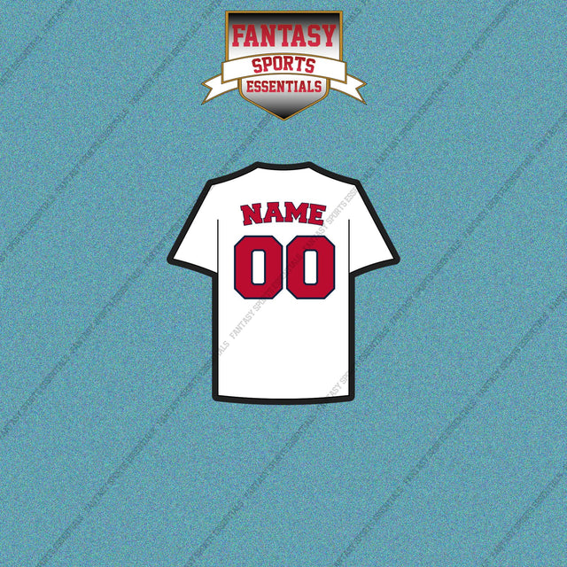 St. Louis Cardinals Personalized Current Home Jersey Car Decals
