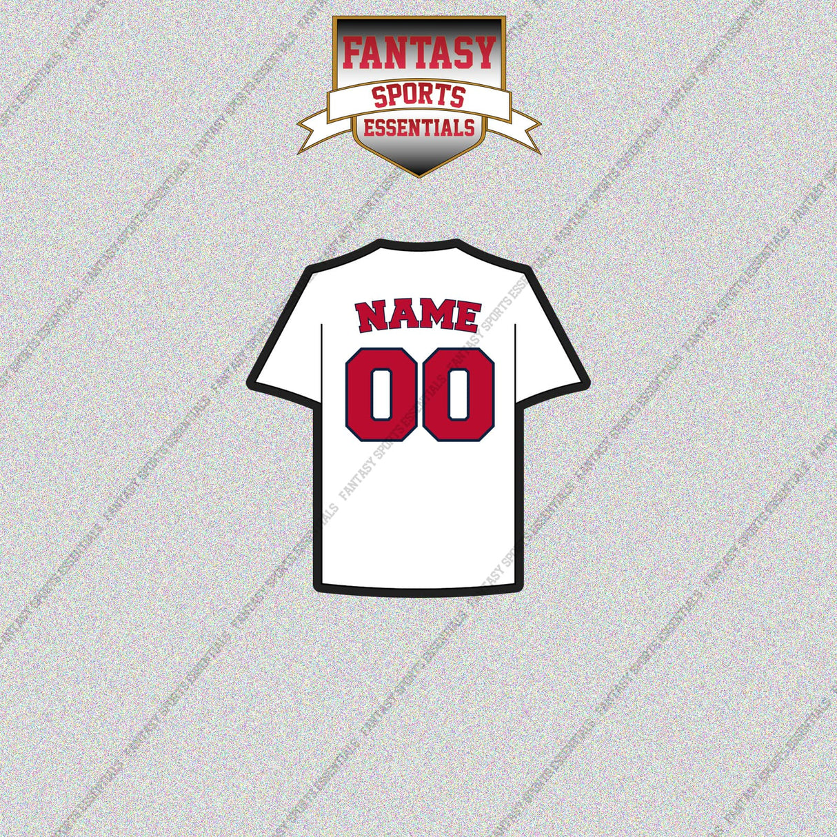 St. Louis Cardinals Personalized Current Home Jersey Glossy Stickers